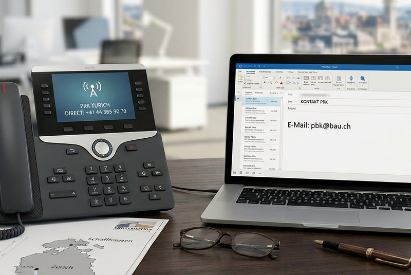 Aktualisierte Erreichbarkeit der PBK Zürich