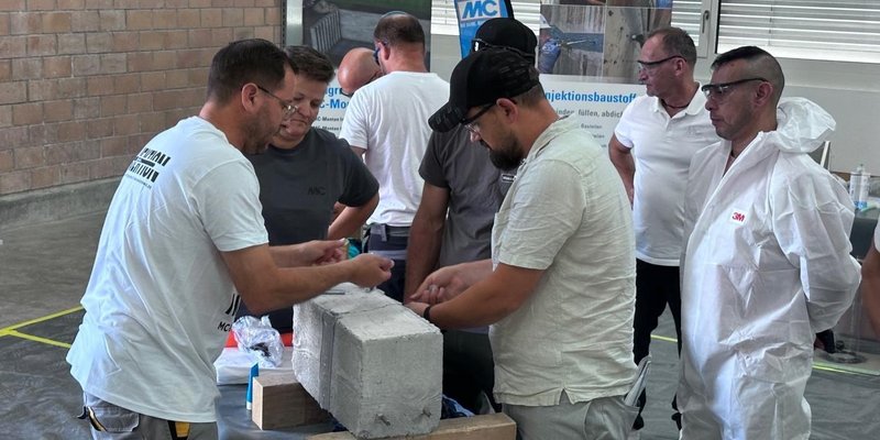 Erfolgreicher Fachkurs «Injektionstechnik im Bauwesen» in Effretikon